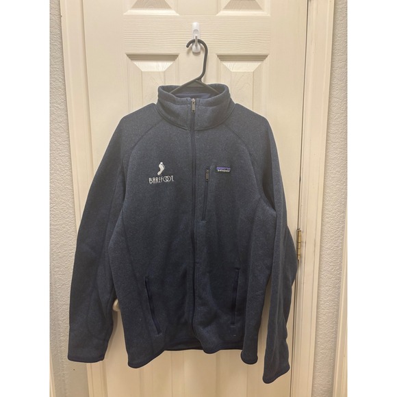 Patagonia Other - Patagonia Better Sweater Full Zip Jacket Mens Large Navy Blue Barefoot Fleece